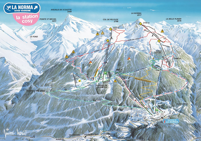 pista ski la norma franta